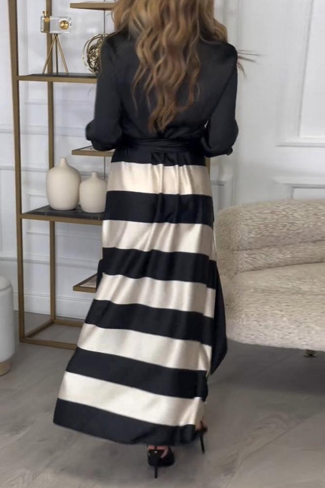 Emma | Elegant striped dress