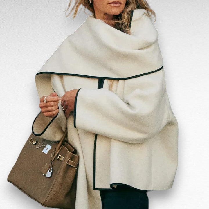 Sully | Short jacket with minimalist French scarf