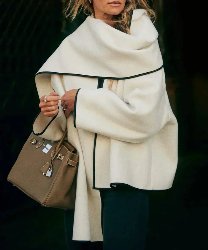 Sully | Short jacket with minimalist French scarf
