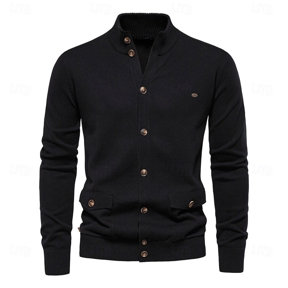 James | Elegant men's jumper with button closure