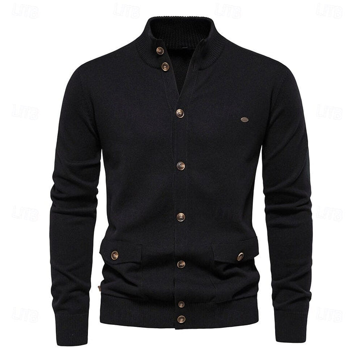 James | Elegant men's jumper with button closure
