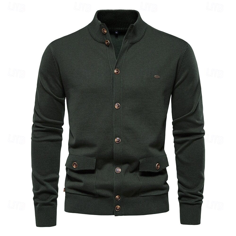 James | Elegant men's jumper with button closure